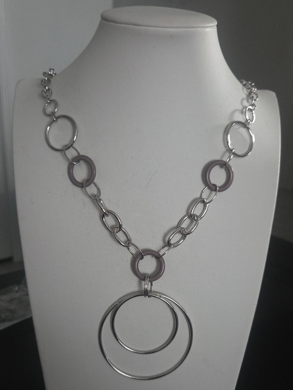Paparazzi Hoop Dejour Silver Necklace NWT